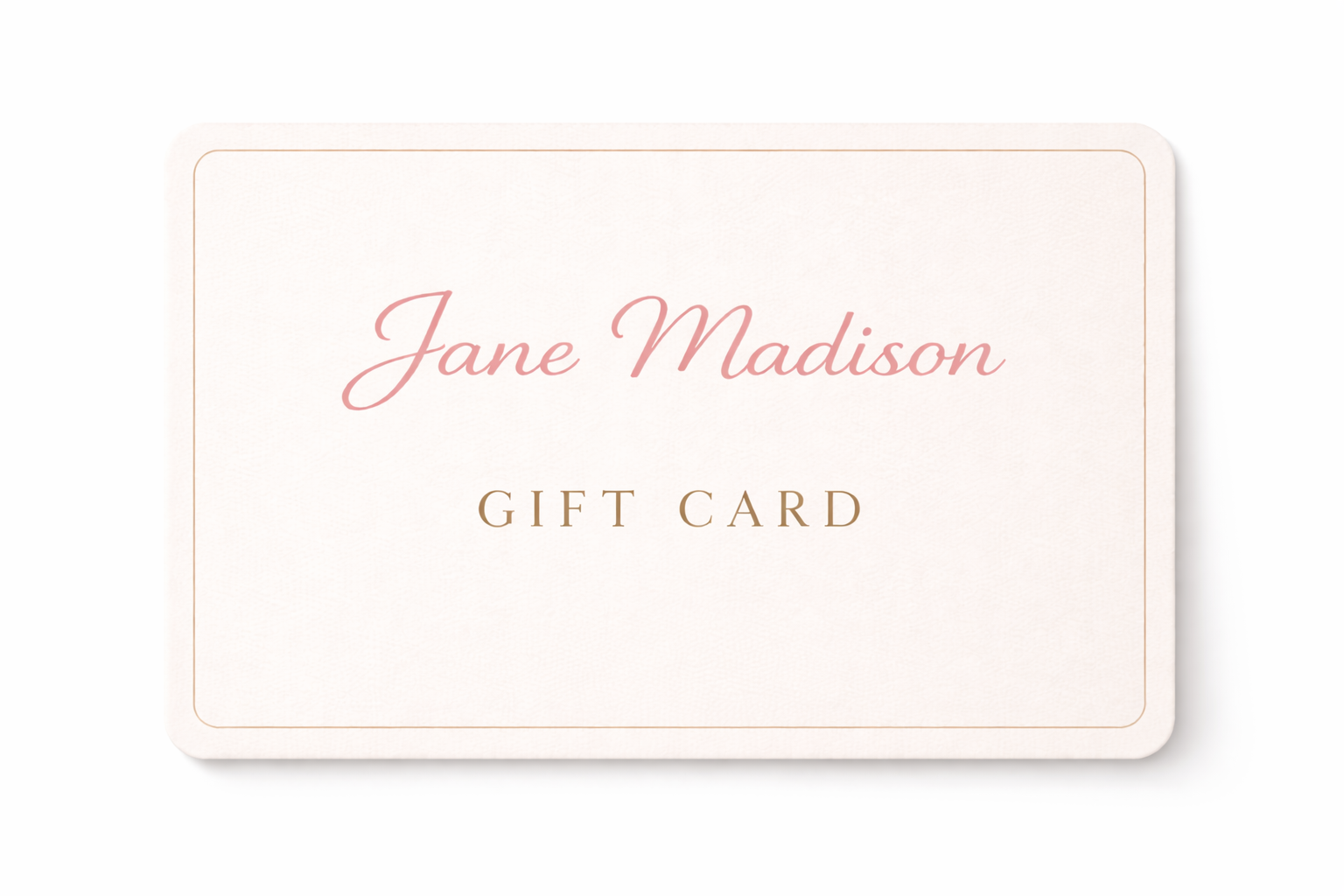 Jane Madison gift card