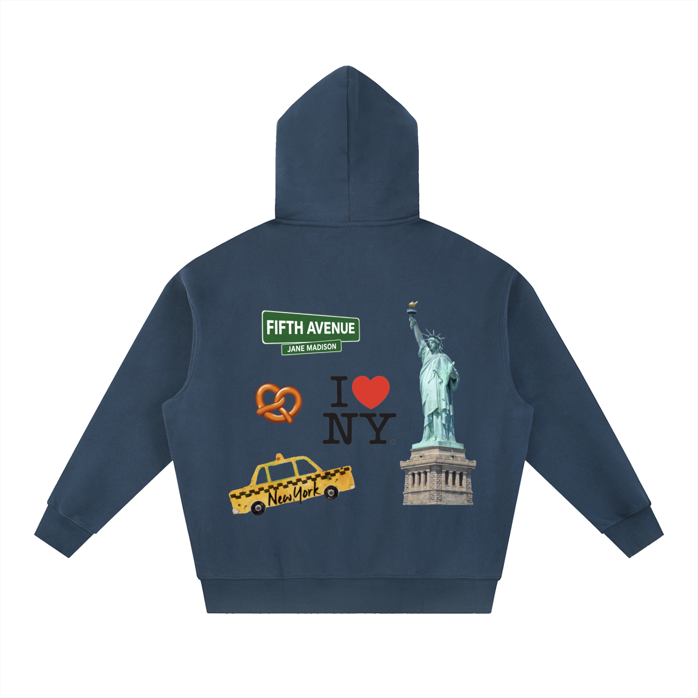 Jane Madison Square Gardens Oversized Hoodie